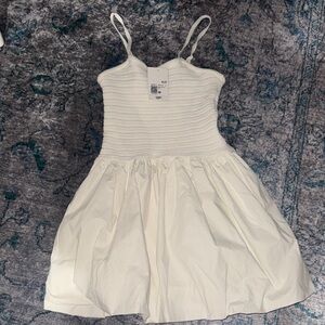 Forever 21 White Knit Casual Dress